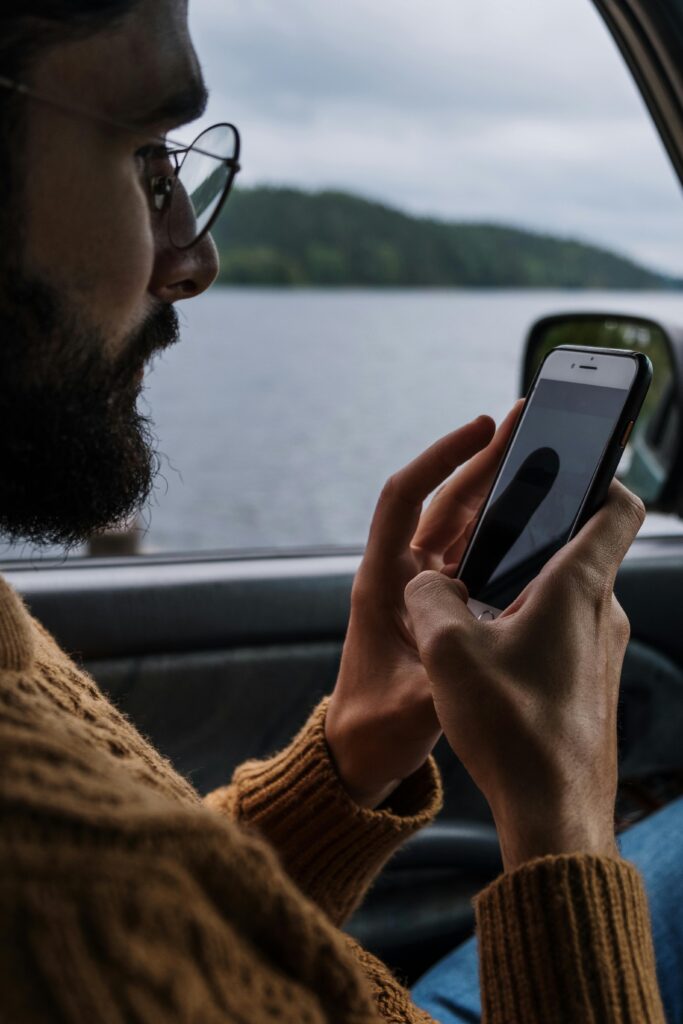 phone in car