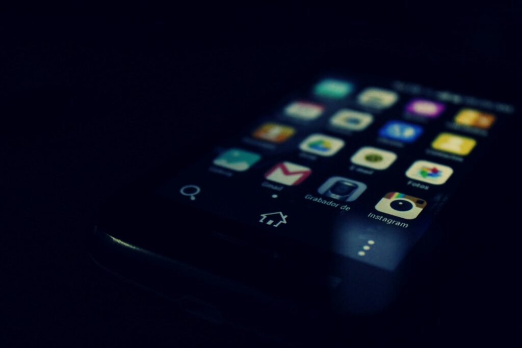 phone with apps