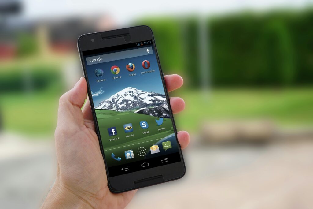 phone with apps
