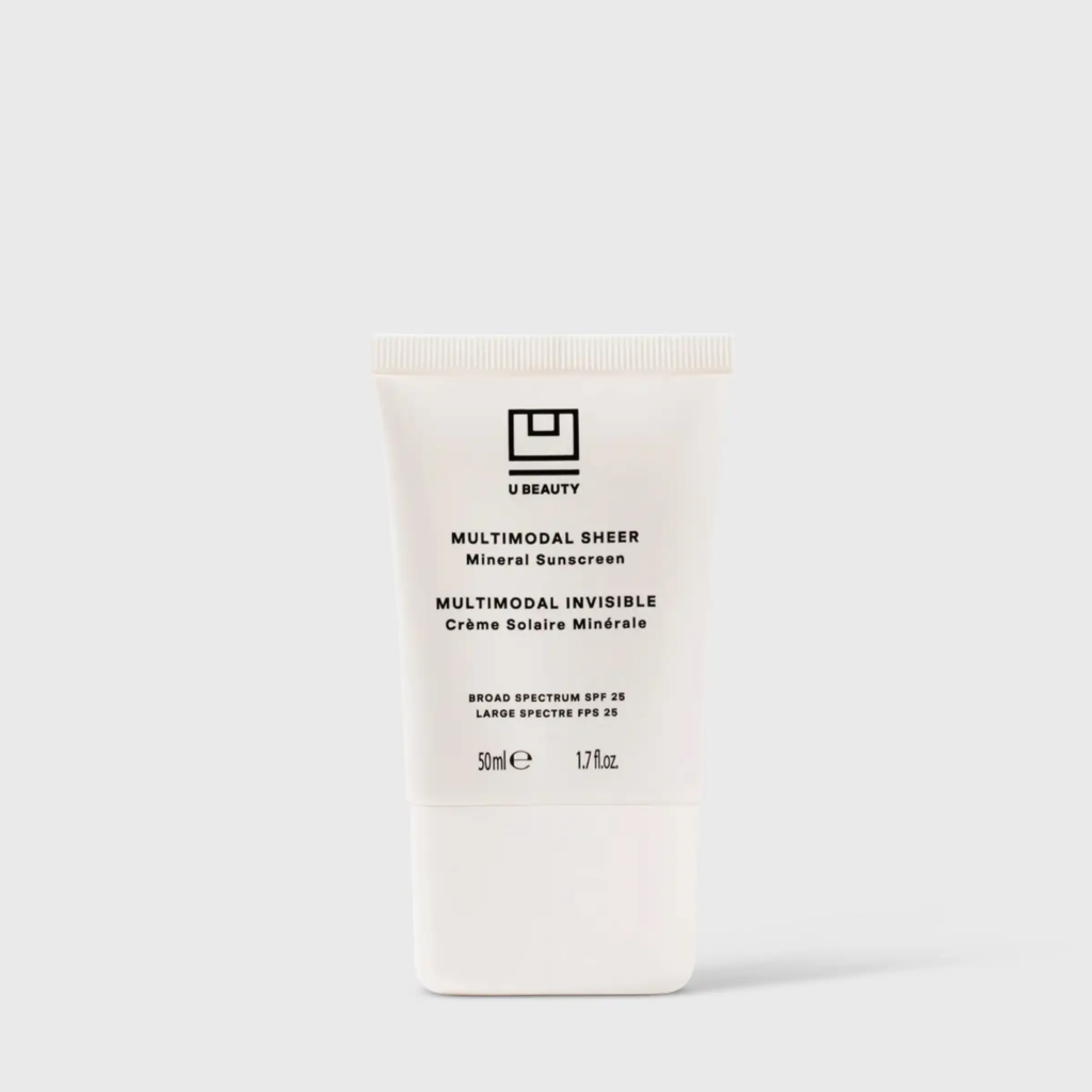 Multimodal Sheer Mineral Sunscreen SPF 25 - sunscreen for sensitive face. 